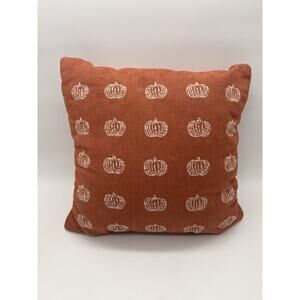 Small Pumpkin Dark Orange/Rust Pillow 13 Inch